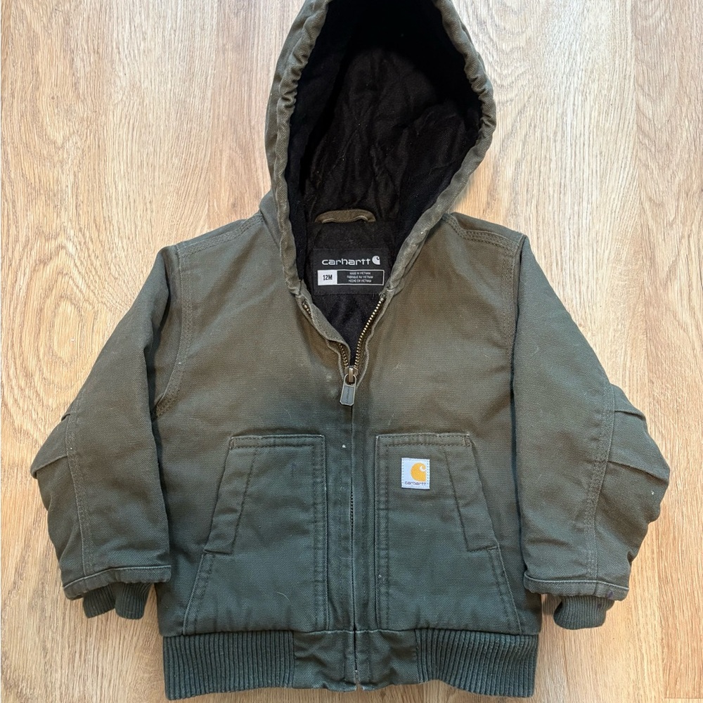 Carhartt Sage Green Jacket Kids
